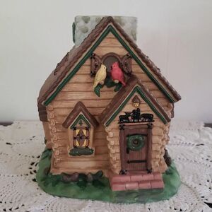 Vintage PartyLite Forest Friends Tealight Tea Light House - P7914